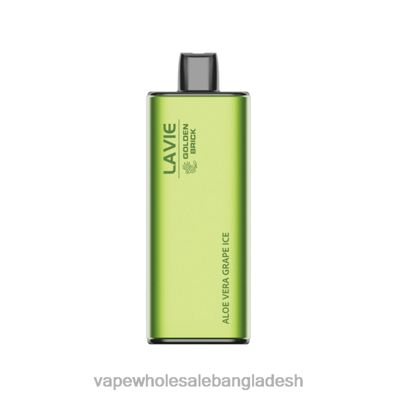 Vape Wholesale Bangladesh - LAVIE GOLDEN BRICK 10000 puffs 64RHX51 অ্যালোভেরা আঙ্গুরের বরফ