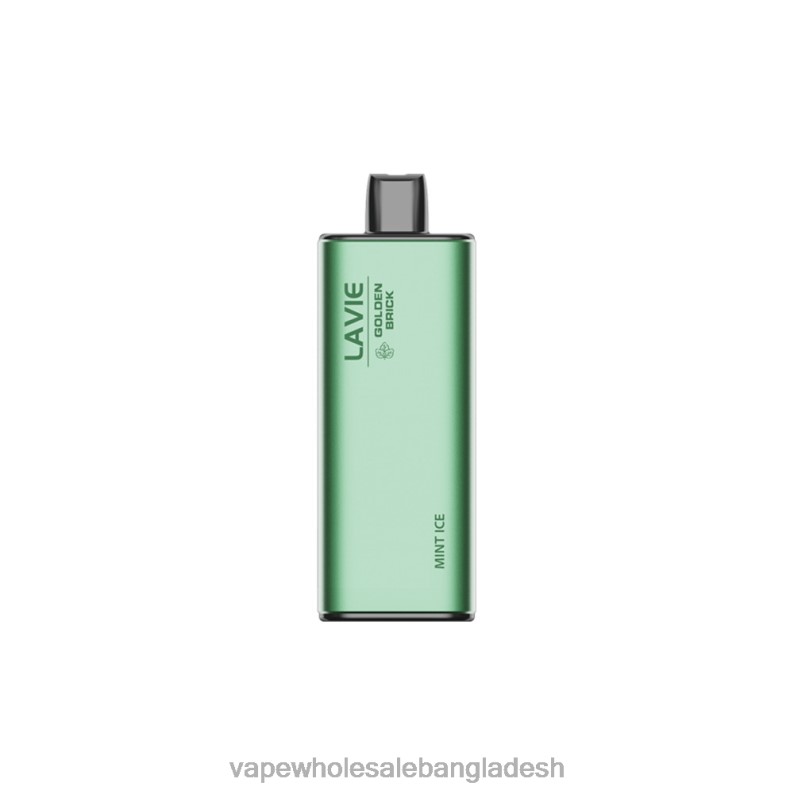 Vape Wholesale Supplier - LAVIE GOLDEN BRICK 10000 puffs 64RHX62 পুদিনা বরফ