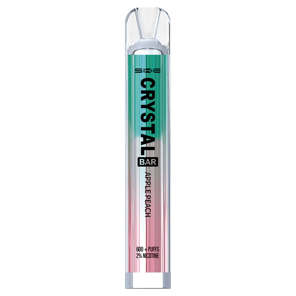 Vape BD Online - আপেল পীচ F6D8266 SKE Crystal Bar নিষ্পত্তিযোগ্য vape 600 puffs