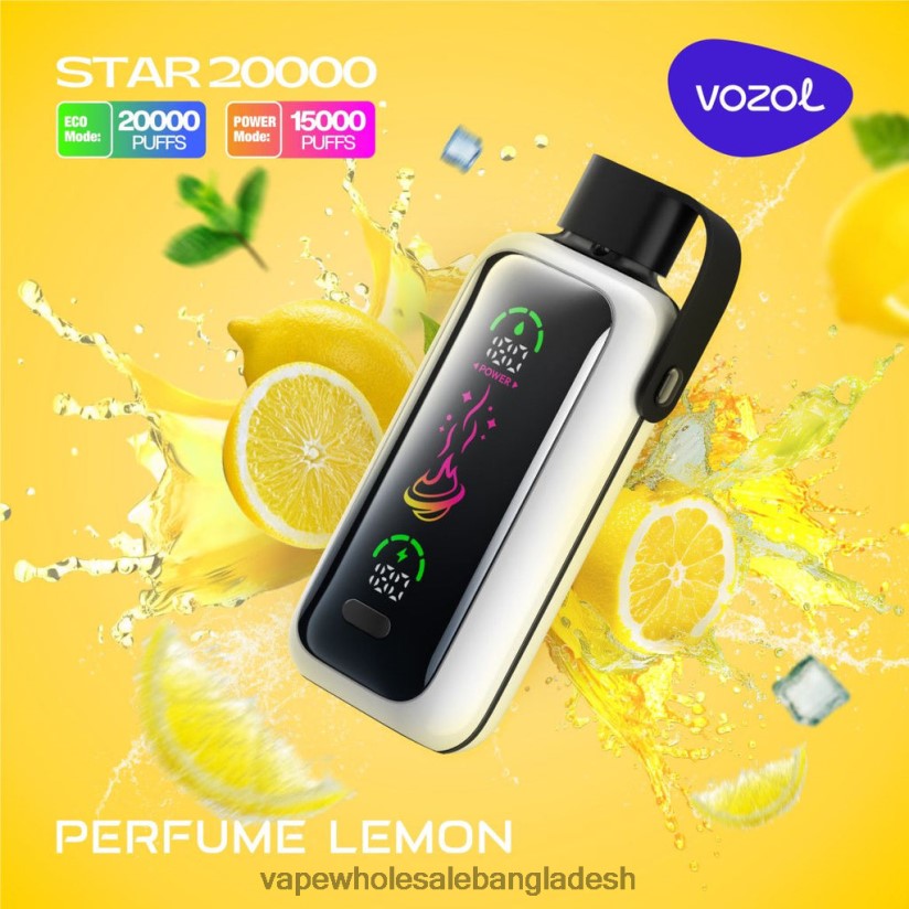 Vape Wholesaler - VOZOL STAR 20000 06226V17 সুগন্ধি লেবু